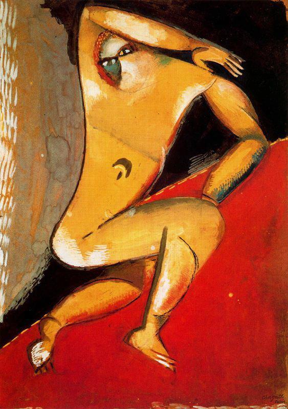 Nu contemporain Marc Chagall Peintures à l'huile